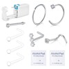 QWALIT Nose Piercing Kit Nose Piercing Gun Nose Ring Piercing