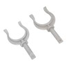 2Pcs Rowlock Socket Bracket 2in Aluminum Portable Durable Side Mount