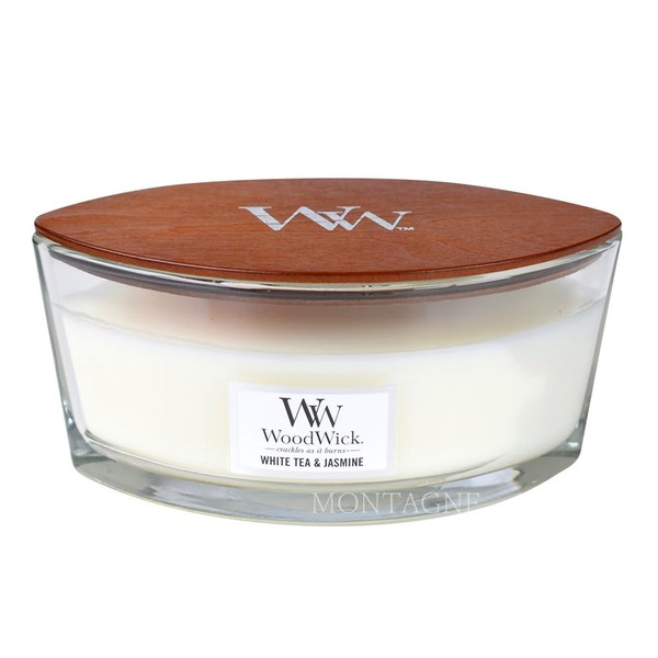 WoodWick Hearthwick Large Soothing Light and Scent (White Tea Jasmine)