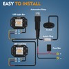 EverBrite 2PCS 48W Led Light Pods Flush Mount, Spot Flood