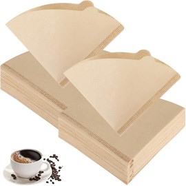 UTIZ 80 Size 4 Coffee Filter Paper ConesUnbleached 100% Natural Coffee Filter Papers Size Four/4 Or 1X4 (Pack of 80)