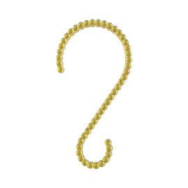 Utopia Alley Shower Hooks - Shower Curtain Rings for Bathroom - Rust Proof Shower Curtain Hooks for Shower Curtain or Liner - Set of 12, Gold