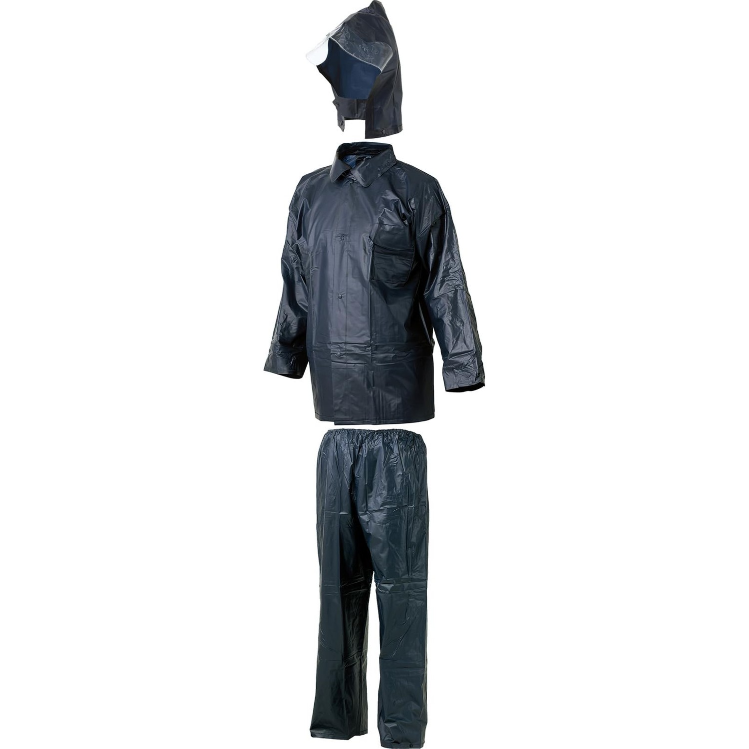 Mac AS-1800 Raincoat Standard Set Navy L - ibspot.com