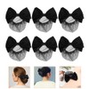 Uonlytech Hair Pin Hair Pin 6pcs Bowknot Hair Snood Net