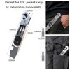 TC4 Titanium EDC Pocket Pry Bar Multitool | 8-in-1 Ratchet
