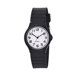 SZSL Casual Fashion Quartz Watch, Small, Lightweight, Waterproof, Fall Prevention, Soft Band, Clear Scale, Unisex, Black