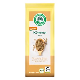 Lebensbaum Cumin Whole, Organic Spice from Cumin Seeds, Spice with Earthy and Warm Aroma, for Stews, Potato Dishes & Sourdough Bread, Vegan, 50 g