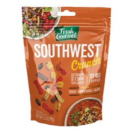 Fresh Gourmet Savory Southwest Crunch Tex-Mex Topper - 3.5oz (Pack of 3)