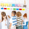 MVISUAL Dry Erase Magnetic Labels Large 12"x 4", Big Magnetic