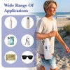 3 PCS Mesh Water Bottle Holder with Strap and Pocket,