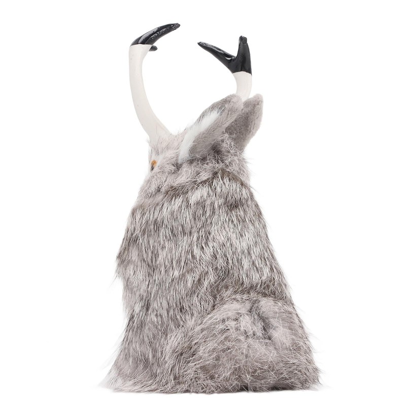 Simulation Antler Rabbit Ornament Cute Rabbit Home Decorations Animal Model