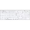 MAC DVORAK KEYBOARD STICKERS ON WHITE BACKGROUND