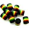 Generic 100 Rasta Jamaica UPOV Black Red Green Yellow Striped