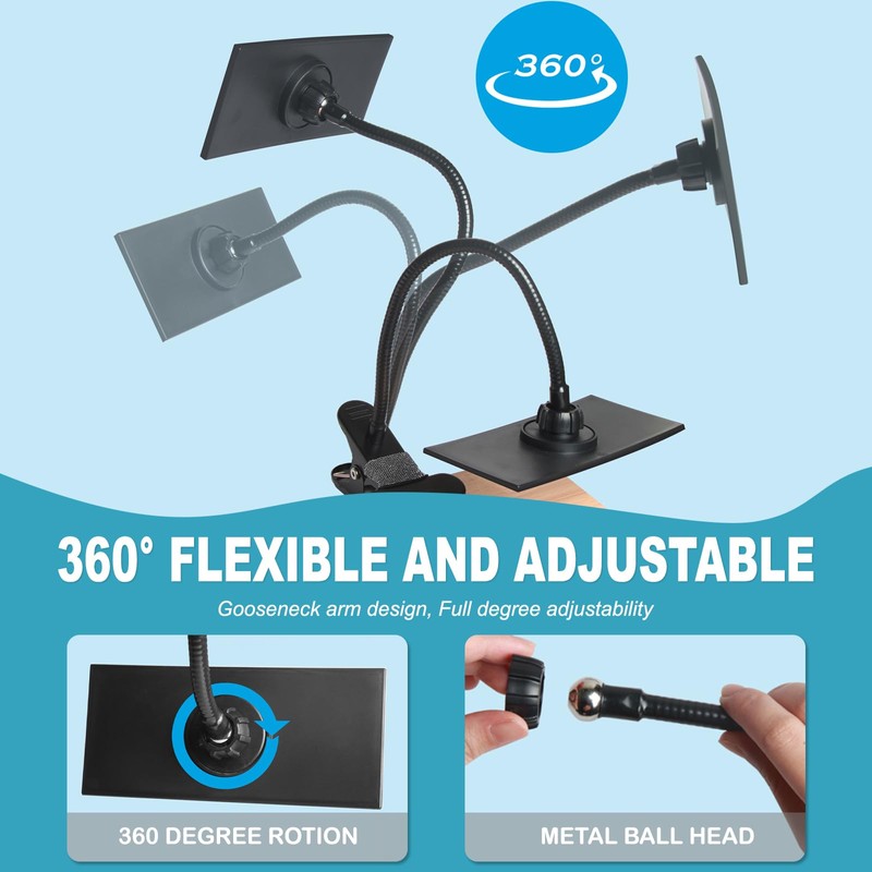 Clip On Security Cubicle Convex Mirror for Personal Safety, Open
