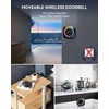 TECKNET Wireless Doorbell with 2 Portable Receivers, Battery Powered Doorbell