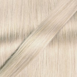 hair2heart Micro Ring Extensions Real Hair Wavy - 100 Strands 0.5 g 40 cm #10/1 Light Blonde Ash