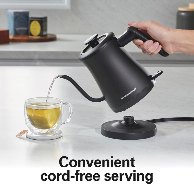Hamilton Beach Compact 20 oz. / 0.6 Liter Gooseneck Electric