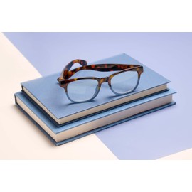 Peepers by PeeperSpecs Men's Waverly Soft Square Reading Glasses, Tortoise, 1.75