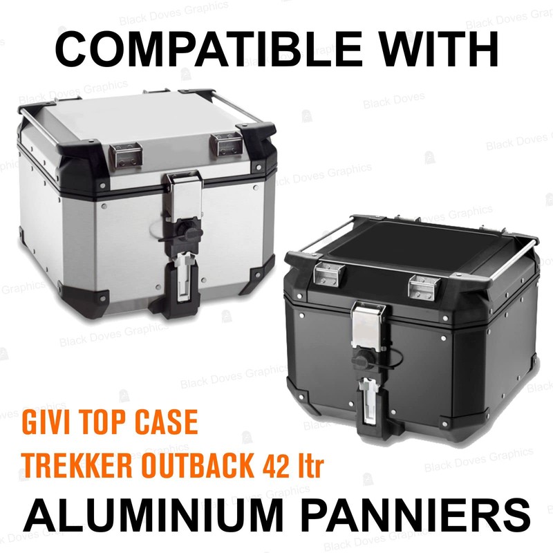 Reflector Sticker Compatible with Givi Monokey Trekker Outback Top Case