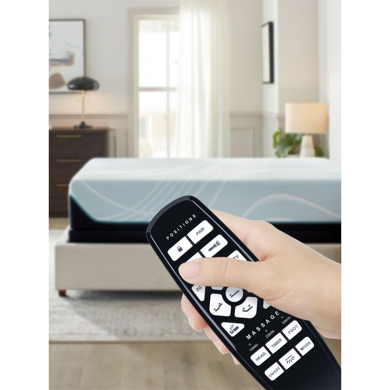 HZIME New Replacement RF27 Remote Control Compatible for GhostBed RF.27.19.02，for