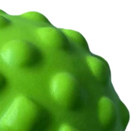 perfeclan Massage Ball Roller Bewegung elastisch für Frauen Männer kompakte Ausrüstung Fasziitis Ball Massagel Roller für Rückenfußhals Sportarten, GrÜn