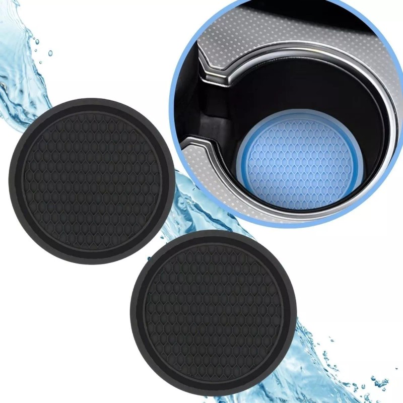 Universo en Linea Porta Vasos Protector Auto Silicon Posa Vaso