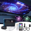Meteor+Twinkle 2 in 1 Fiber Optic Light,APP Control Music Activated
