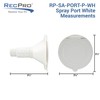 RecPro RV Exterior Spray Port Hook-Up Connector | Optional Hose