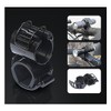 Black Wolf Bicycle Clip Holder / Compatible with Various Lights