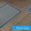 PATIKIL 4"x12" Magnetic Vent Cover, 6 Pack Floor Wall Air