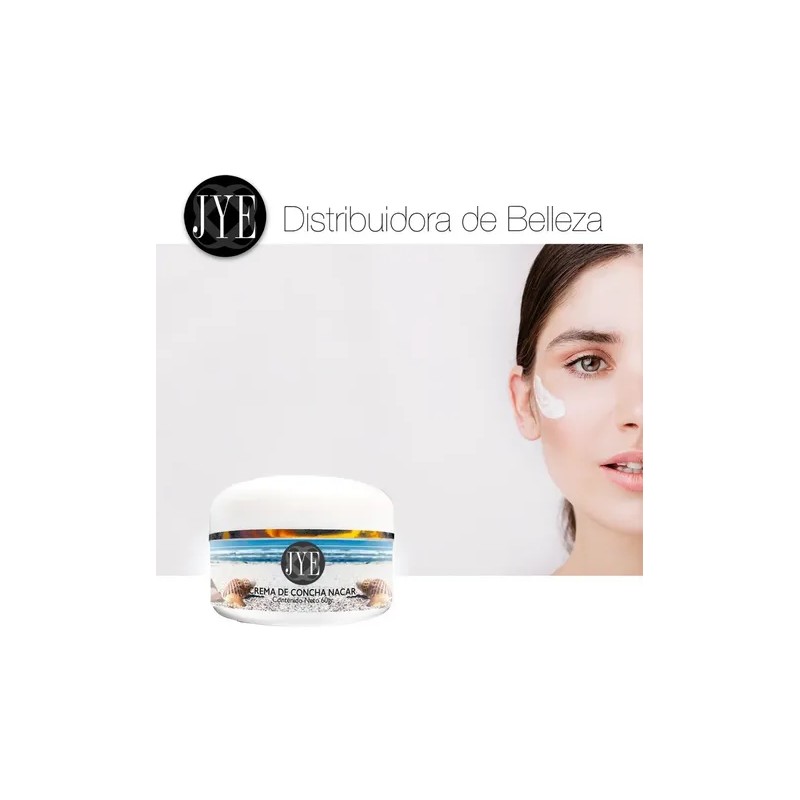 3 Frascos De Crema De Concha Nacar Natural Jye 180