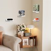 CQKEDMA Small Wall Shelf, Mini Floating Shelves for Wall 4