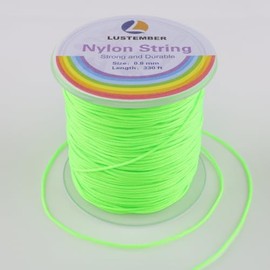 0.8mm Nylon String, Strong Bracelet String, Durable Nylon Cord for Jewelry Making, Bracelets, Beading, Necklaces, Rattail Braiding, Kumihimo, Wind Chimes, Blinds and Handicrafts