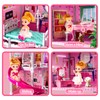 JUKUDAHU 4-Story Villa Playset for Girls Ages 3-8 - 11