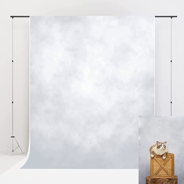 Kate 8x8ft Light Grey Photo Backdrops Gray White Backdrops Abstract