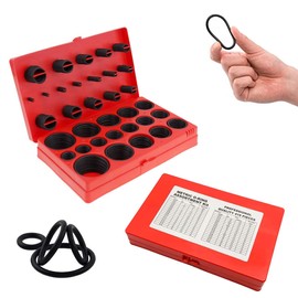 Empaque O-ring Kit 419 Piezas Juego Estandar Milimetrico Juntas Tóricas Arandelas Planas de Goma Universales Anillos Caucho Set Aros Multiuso 32 Tamaños diferentes