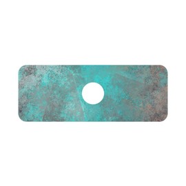 Kitchen Sink Splash Guard 1 PC 14.7 Inch Sink Faucet Mat Splash Guard for Bathroom Countertop Water Absorbent Foldable Cuttable Soft Washable Teal Grey