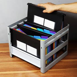Filing Cabinet Suspensions Files, Concertina Pockets Multi-Color Tabs, for Posting Mailing Home Office and Ecommerce Peel and Seal, Folders for Paperwork a4 Office School Home Organization