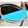 2 Pieces Strainer Food Strainer Snap Strainer Strainer Strainer for