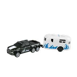 Revell Control, Mini RC Car with Camper, Scale 1:64, from 6 Years, Radio Frequency: GHz, Camping Adventure in Small Size, Realistic Design, Radio Controlled Toy Car, Suitable for Indoor and Outdoor