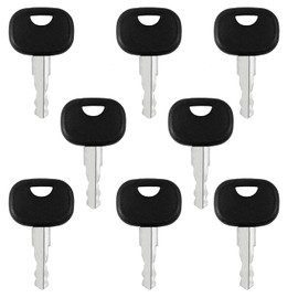 MaxAwe 8 x 14603 ignition key construction machinery keys, replacement key for mini excavator, stacker, wheel loader, JCB Fastrac tractor, Volvo freewheel loader, backhoe loader