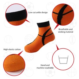 Chichoo Baby Basketball Outfit Socks Boys Football Socks Girls Kids Sports Themed Newborn Infant Toddler 0-12 Months