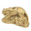 Brass Tiger Statue Ferocious Tiger Durable Brass Rustproof Durable Sturdy