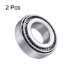 sourcing map 2pcs 30205 Tapered Roller Bearing Cone and Cup,