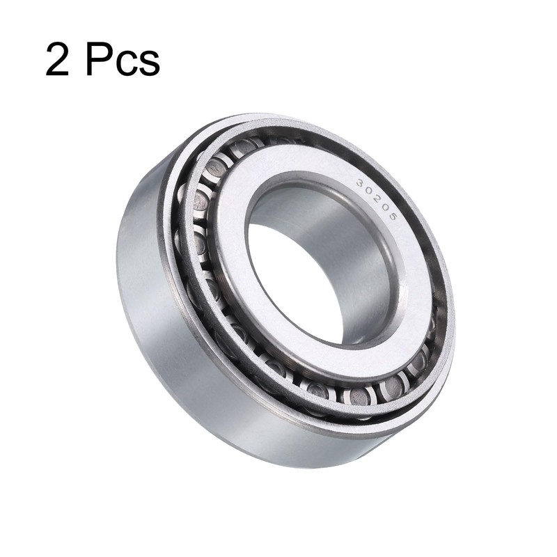 sourcing map 2pcs 30205 Tapered Roller Bearing Cone and Cup,
