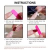 24Pcs Gradient Pink Press on Toenails - Short Square False