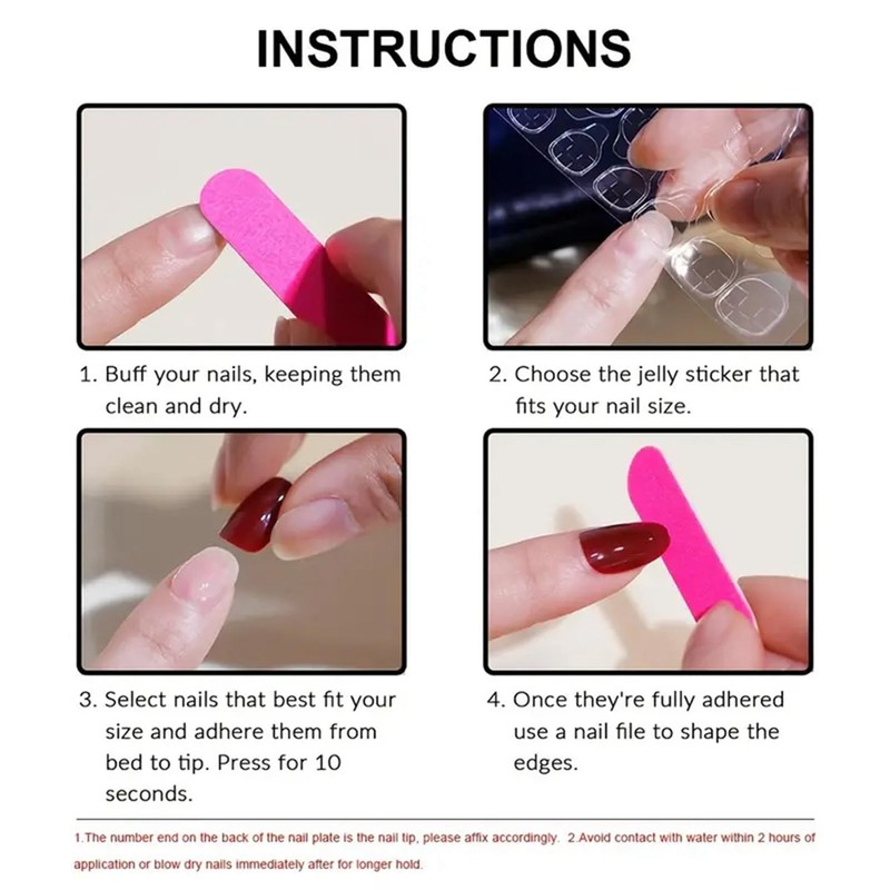 24Pcs Gradient Pink Press on Toenails - Short Square False