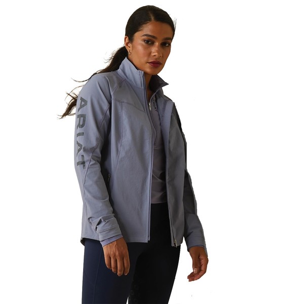 ARIAT Women's Agile Softshell Jacket, Dusky Granite, Size X-Large