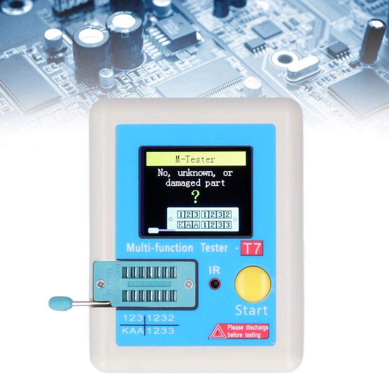 LCRT7 High Speed Transistor Tester Color Screen Transistor Detector Capacitance