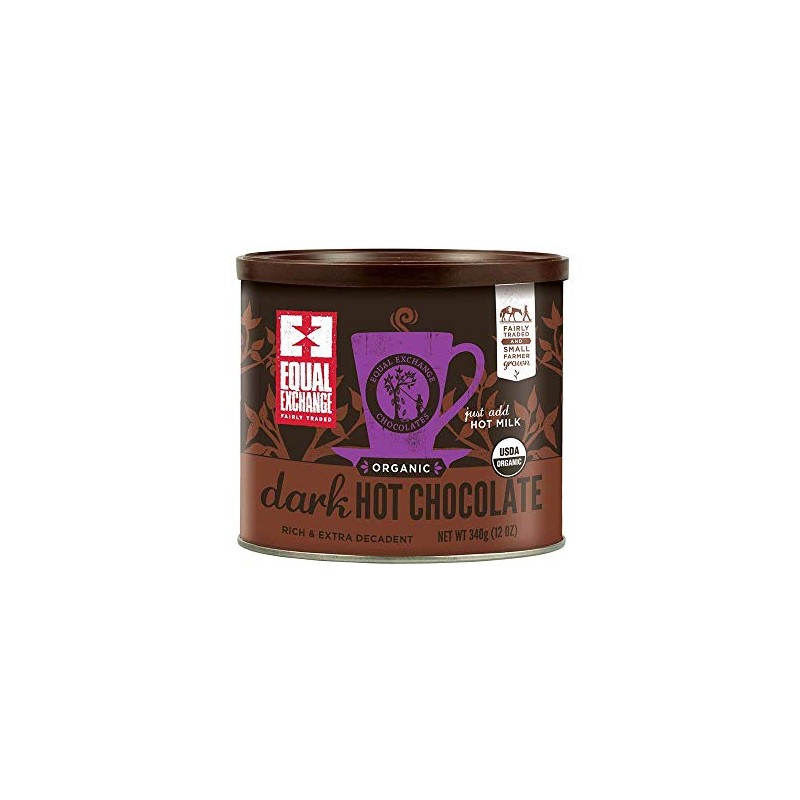 Equal Exchange Organic Dark Hot Chocolate, 12 Ounce